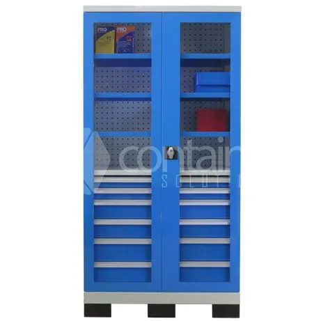 1010 Series Storeman® Workstation Cabinets with Clear Doors