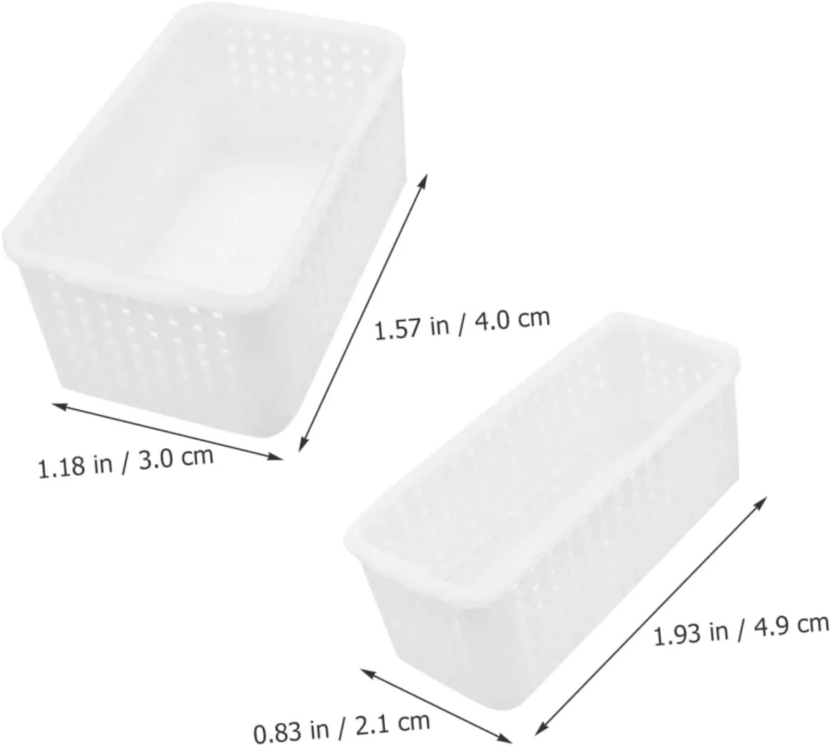 10pcs Doll House Storage Baskets Miniature Artificial Baskets for Dollhouse Accessories for Creative Play Imagination and Coordination Made of Material