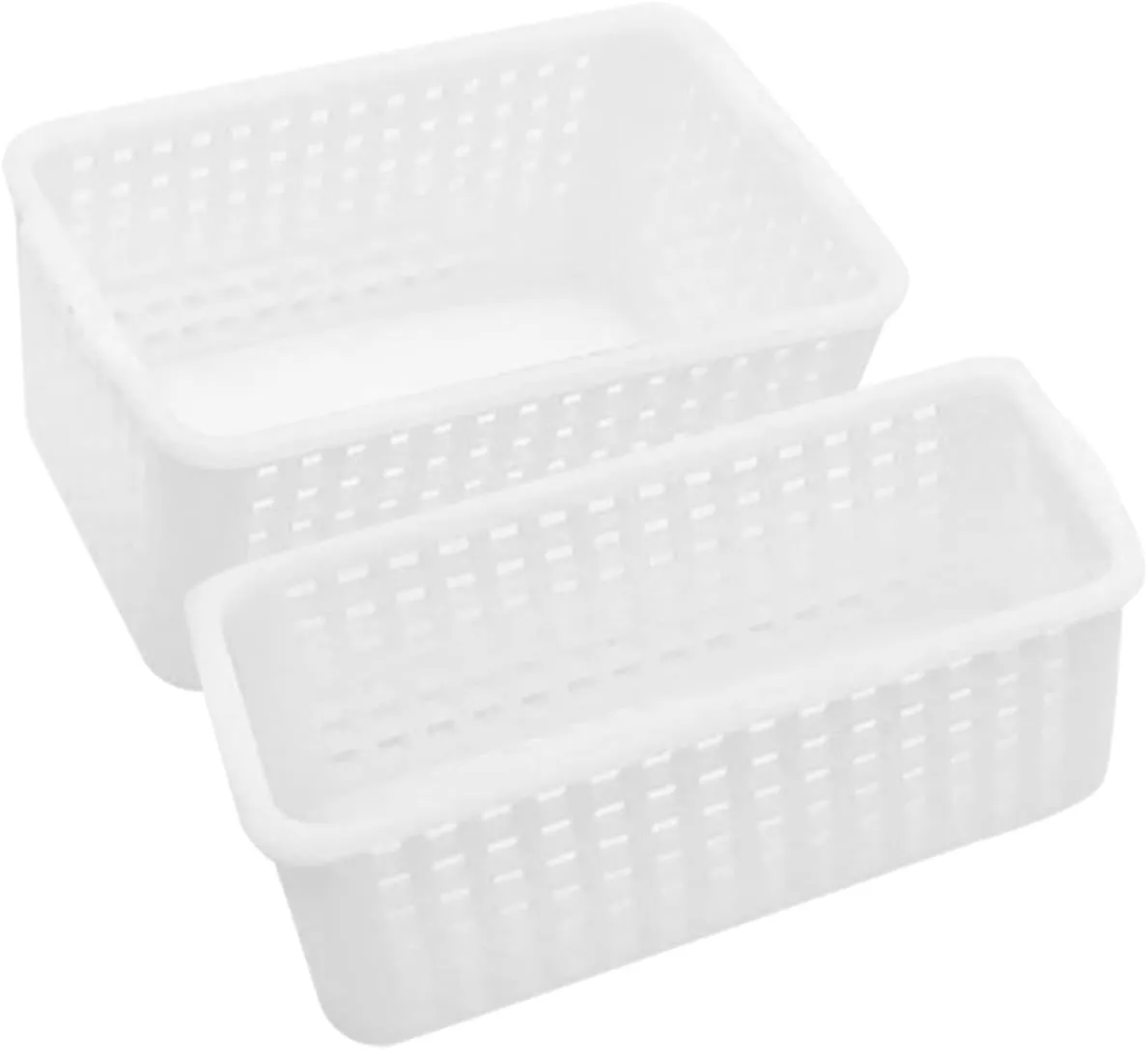 10pcs Doll House Storage Baskets Miniature Artificial Baskets for Dollhouse Accessories for Creative Play Imagination and Coordination Made of Material