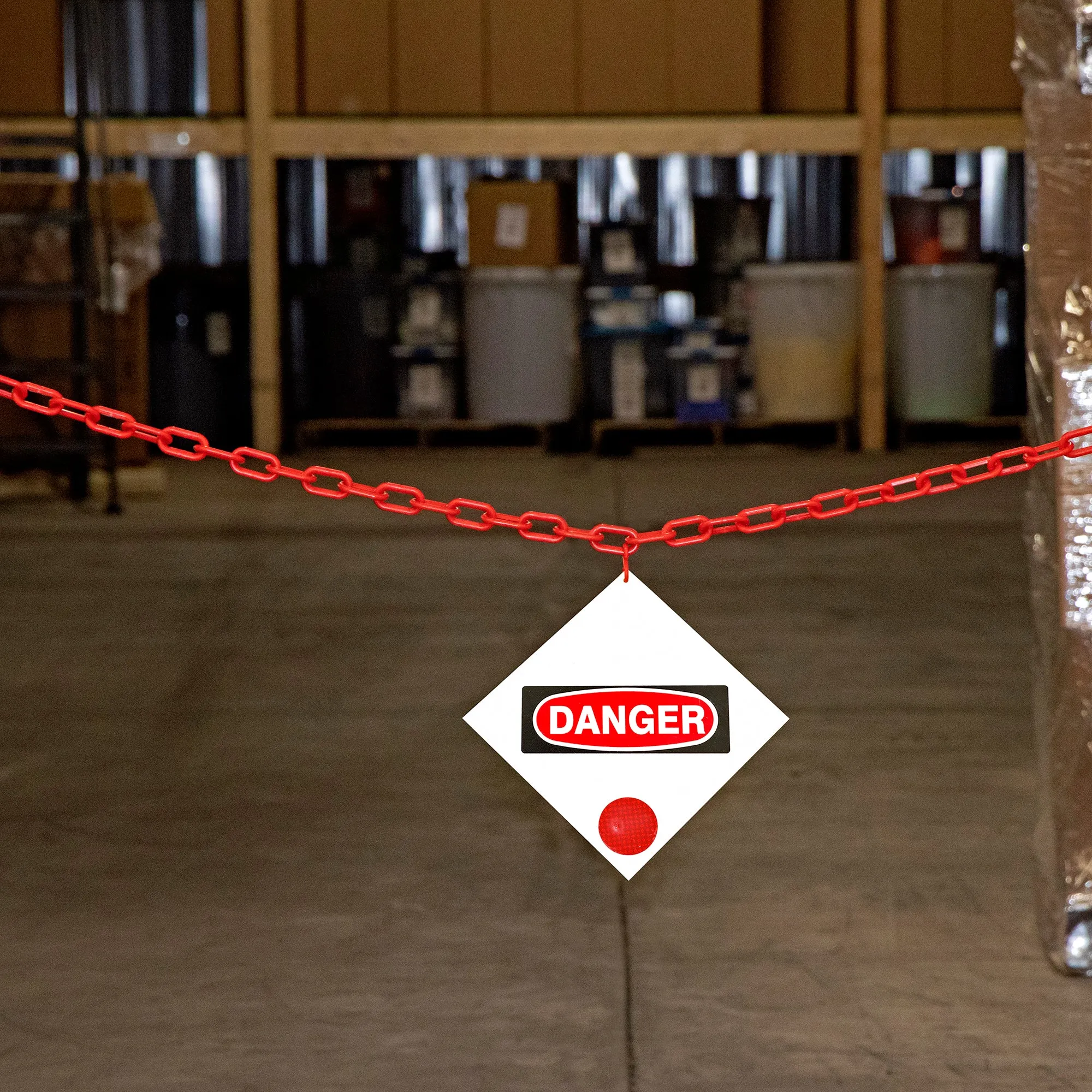2 Inch Heavy Duty Plastic Chain (Pail, 65 Feet)