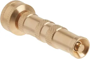 2-Pack Gilmour 528T Solid Brass Adjustable Twist Hose Spray Nozzle