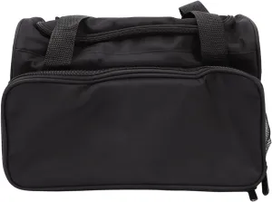 2 Pcs Hairdressing Kit Handbags Travel Makeup Kit Large-Capacity Cosmetic Organizer Hairdressing Set, Black, 33X22X19.5CM