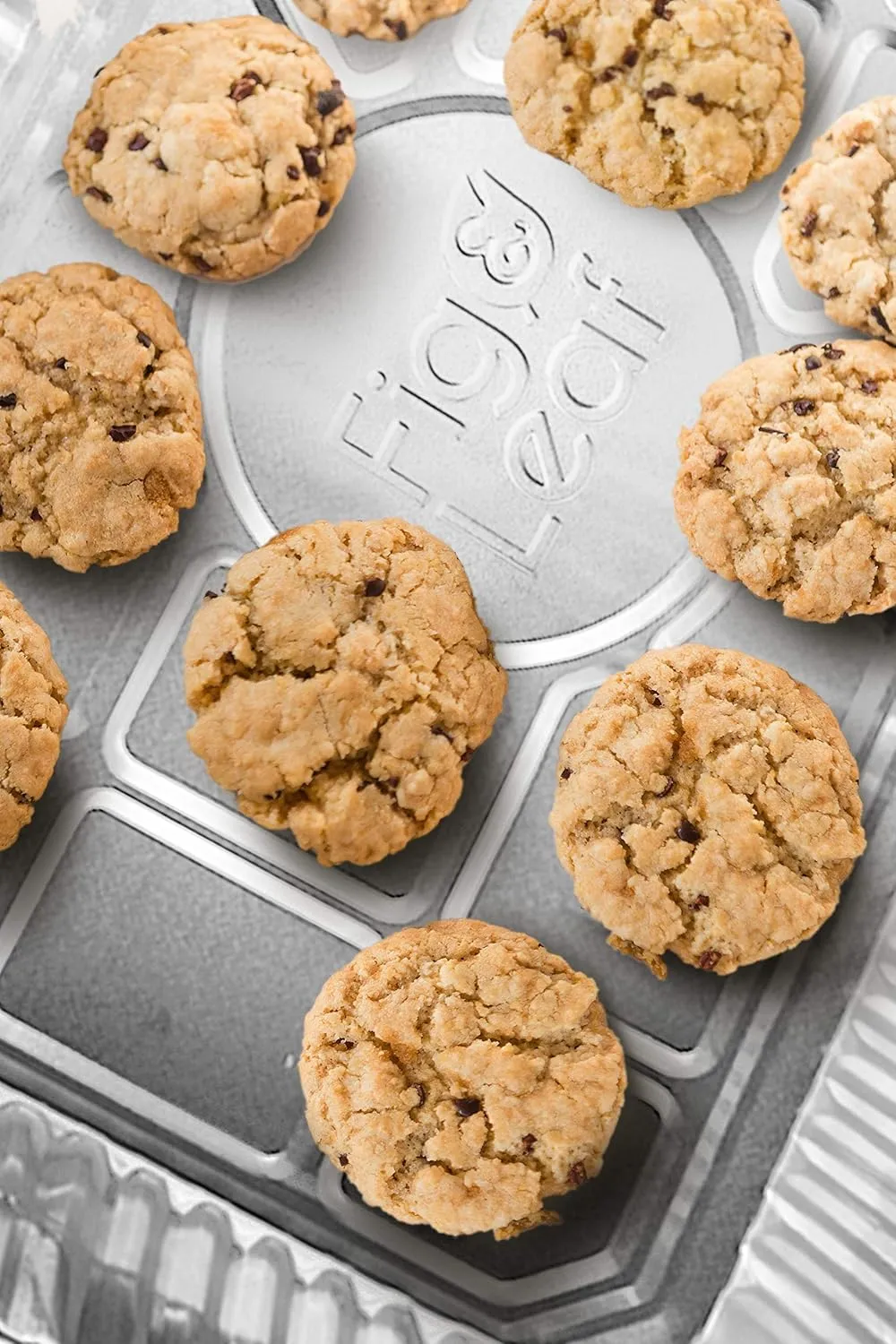 (200 Pack) 1/4 Size Cookie Sheet Baking Cake Pans l 12.8” x 8.9” Disposable Aluminum Foil Trays l Premium Heavy Duty Nonstick Baking Sheets Reusable