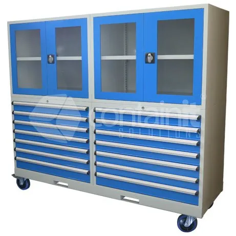 2020 Series Storeman® Workstation Cabinets with Clear Doors