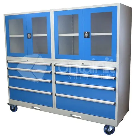 2020 Series Storeman® Workstation Cabinets with Clear Doors