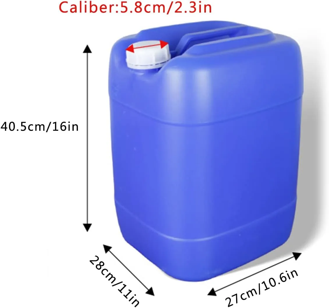 20L Stackable Water Storage Containers,Camping Water Container,Portable Large Water Tank,Emergency Water Storage for Camping and Disaster Preparedness(20L,蓝色)