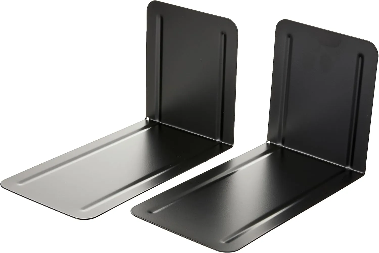 215 mm Giant Metal Bookends - Black (Pack of 2)