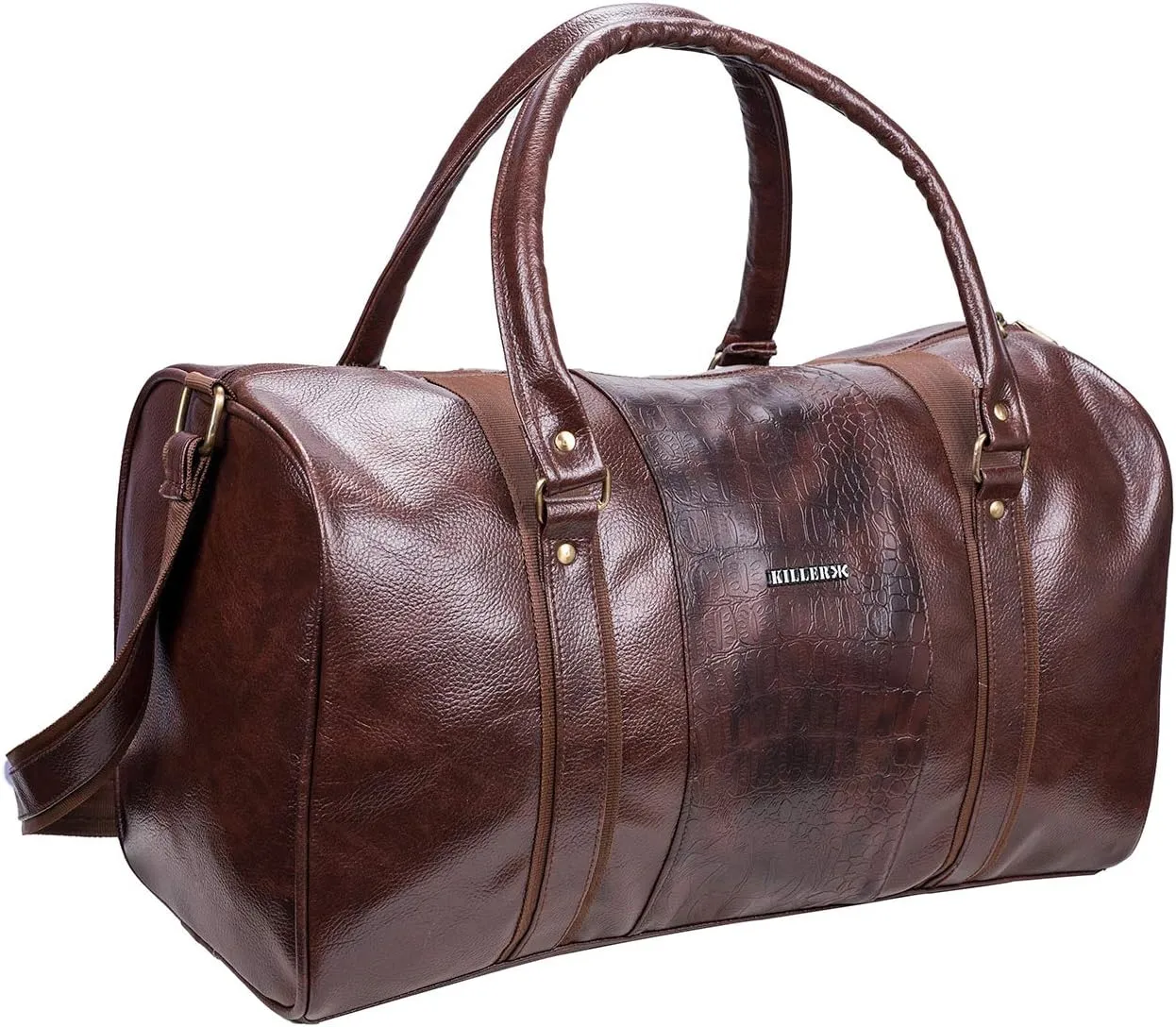 30 L Polyester Duffle Bag (Brown)