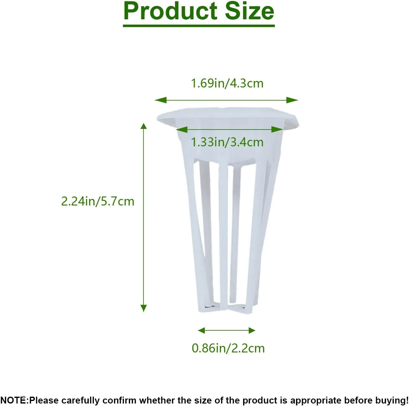 30 PCS Grow Baskets for Indoor Hydroponics Supplies, Garden Accessories for Partly QYO, LYKO, Idoo Hydroponic System (Square)