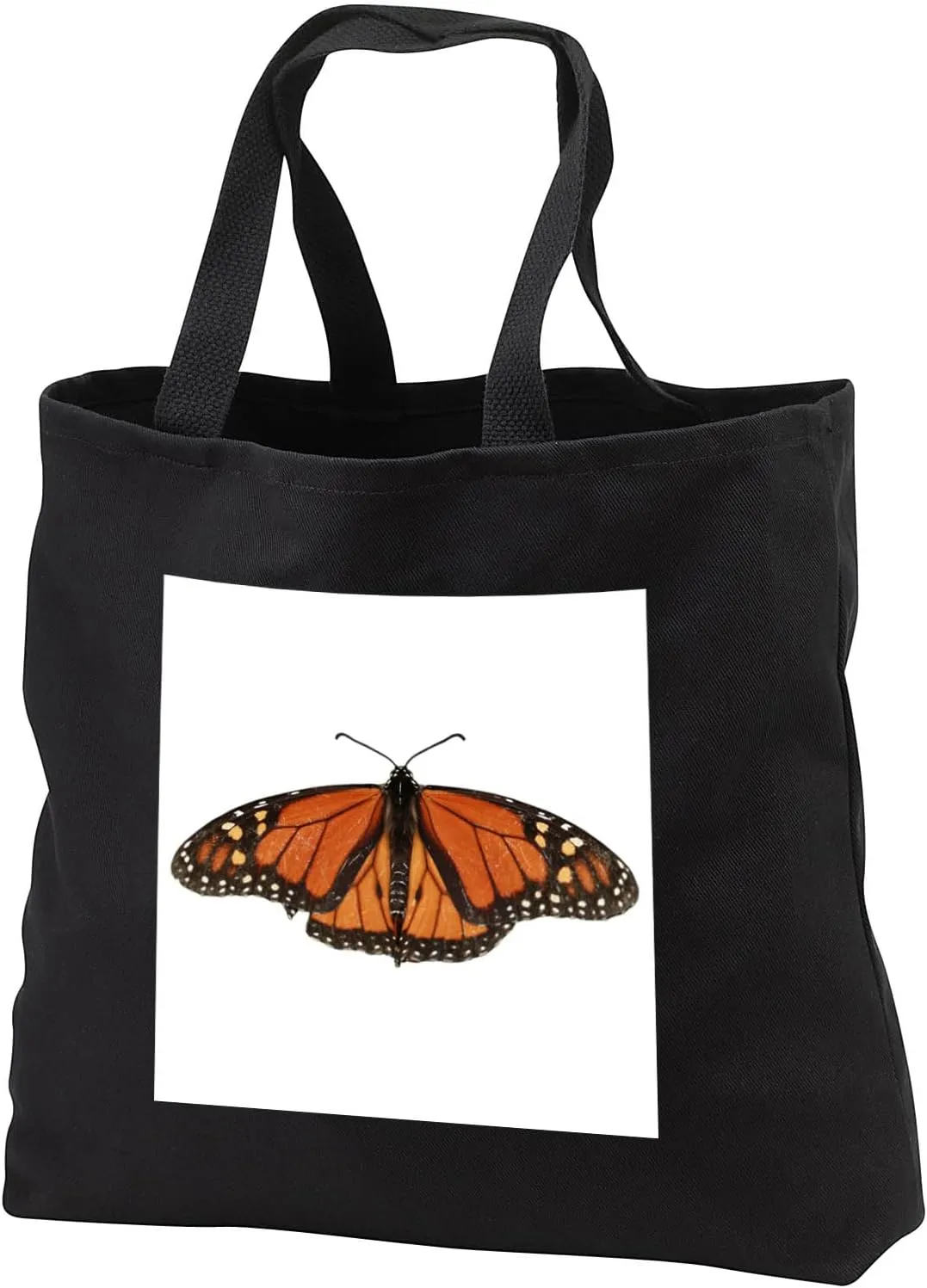 3dRose Photo of a male monarch butterfly cut out and put on white... - Tote Bags (tb_327084)