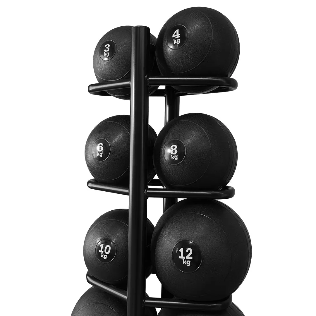 3kg - 30kg Slam ball Set   Storage Rack