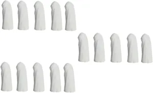 3sets Insulated Finger Sleeve Prevent Injury Heat Insulation Finger Guard Ideal for Jewelry Making Knitting 5pcs*3