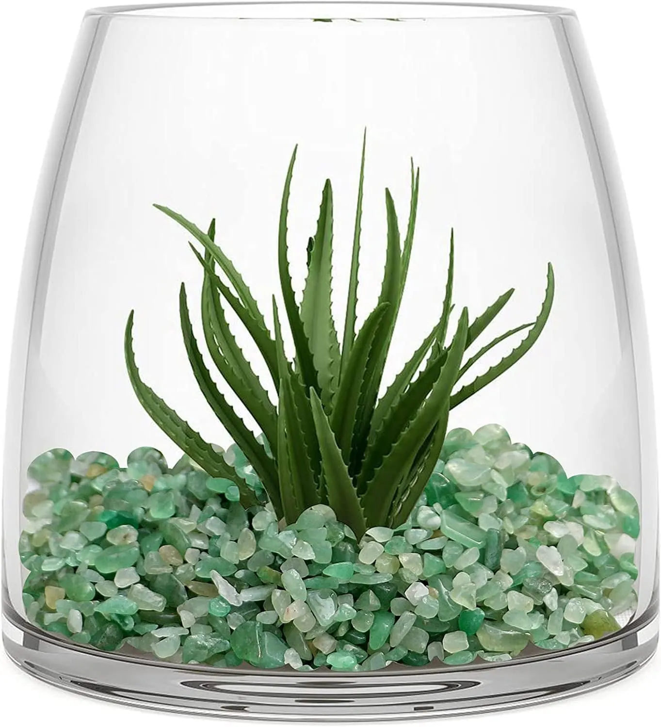 6lb Green Aventurine Tumbled Chips Stone Natural Polished Pebbles Small Quartz Crystals Decorative Gravel for Potted Plants, Succulents, Cactus, Bonsai, Terrarium, Fairy Garden, DIY Project, Crafts