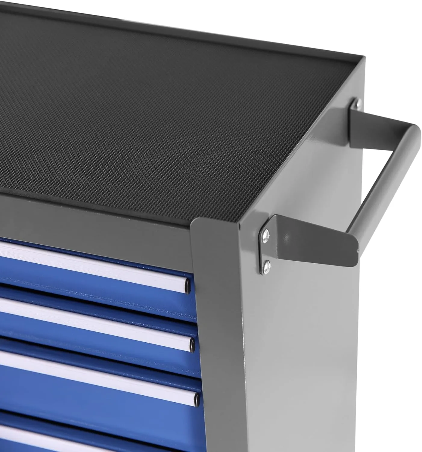 7-Drawer Tool Chest with Rolling Multifunctional Tool Cart, Storage Organizer for Garage, Warehouse, Repair Shop (Blue Grey)