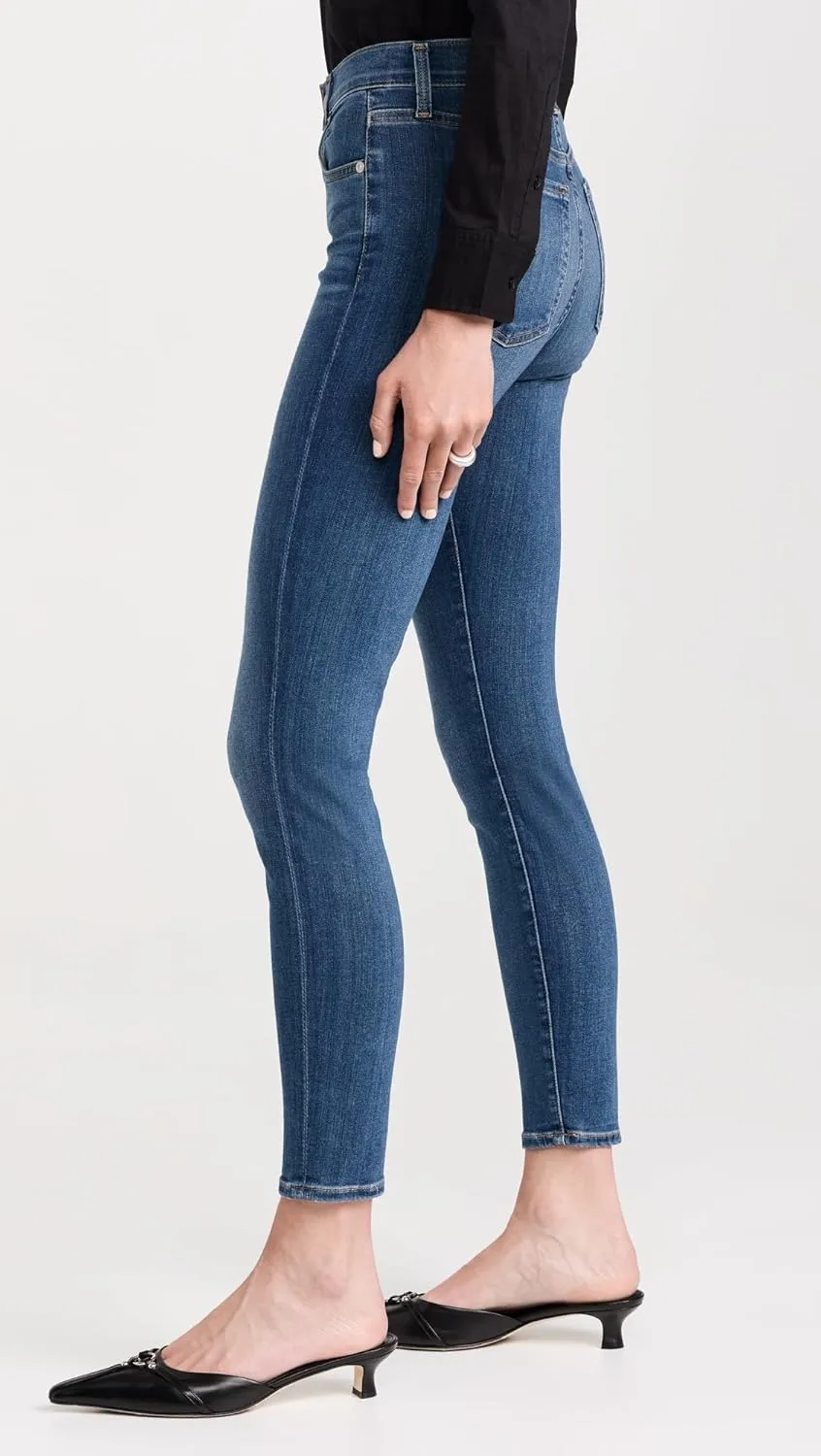 7 For All Mankind Women's High Waist Ankle Skinny Jeans
