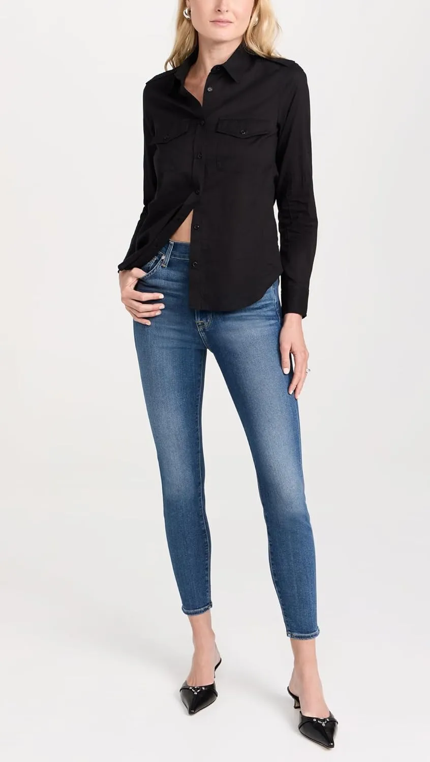 7 For All Mankind Women's High Waist Ankle Skinny Jeans