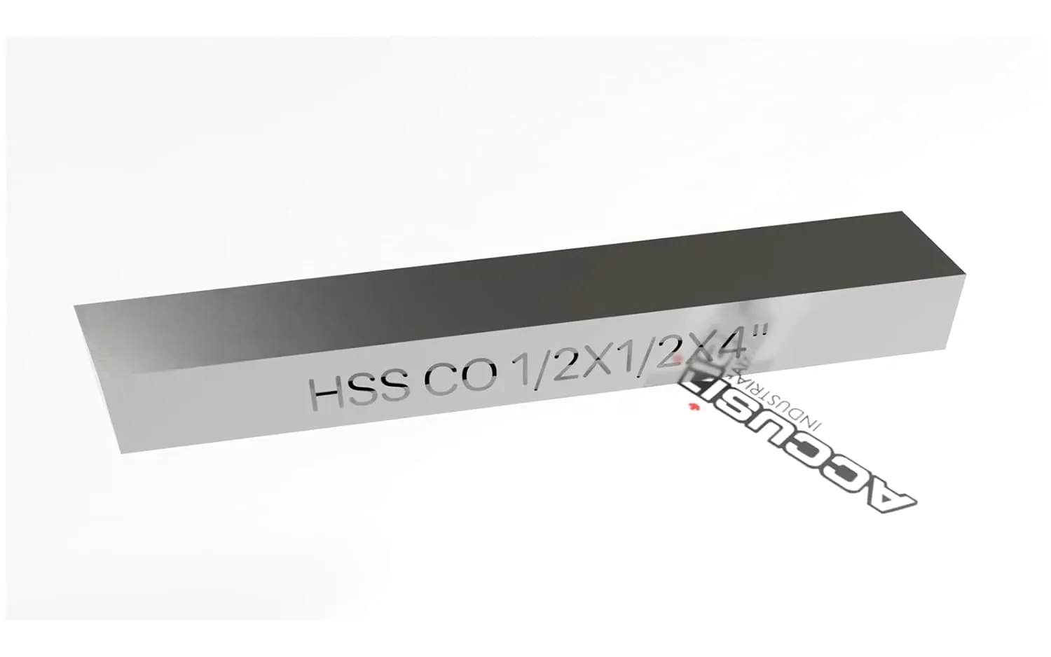 Accusize Industrial Tools 1/2 x 1/2 x 4 in. (Width by Height by Oal) Hss 5% M35 Cobalt Lathe Tool Bit, 5095-0032