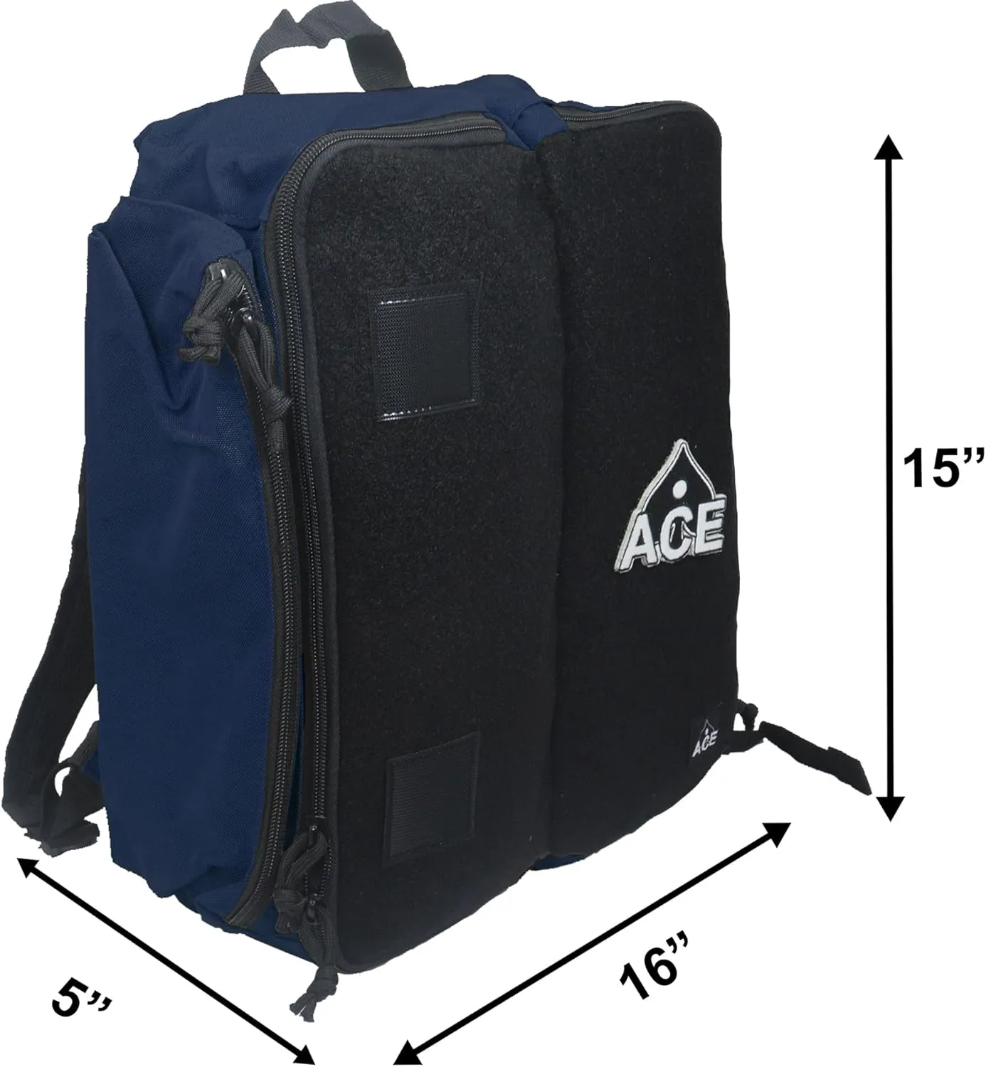 ACE PRO Cornhole Backpack with ACE Patch - Holds Up to Six Cornhole Bag Sets (Up to 24 Bags)