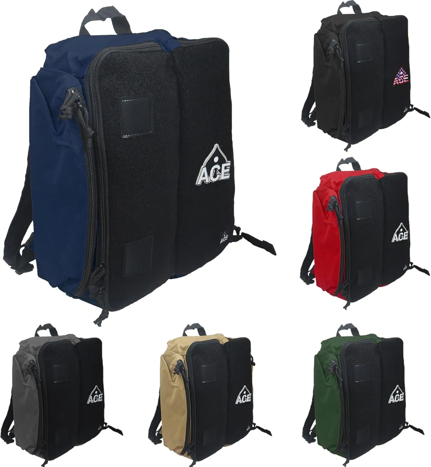 ACE PRO Cornhole Backpack with ACE Patch - Holds Up to Six Cornhole Bag Sets (Up to 24 Bags)
