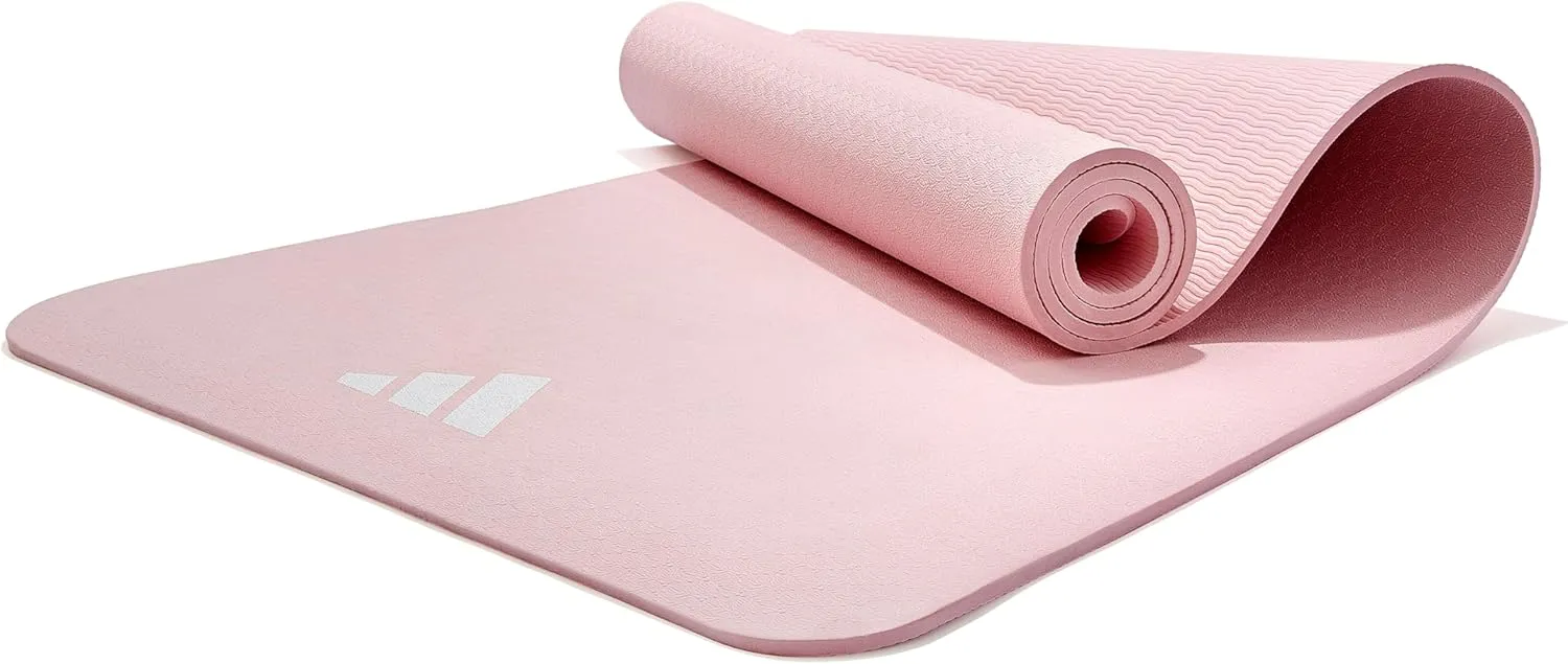 adidas Yoga Mat - Eco Friendly - Non Slip, Durable Textured Surface
