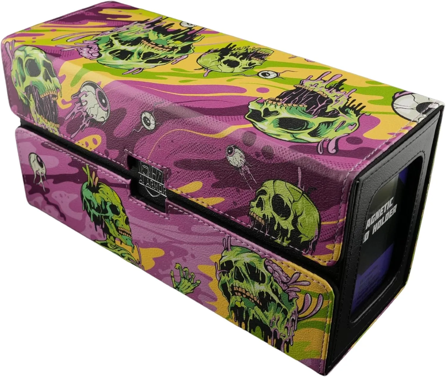Ai Armor (Melting Skulls) 200  Card Custom Art MTG Dual Commander Deck Box with Storage