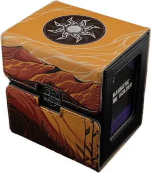 Ai Armor MTG Commander 100  Card Custom Art Deck Box With Storage (Plains)