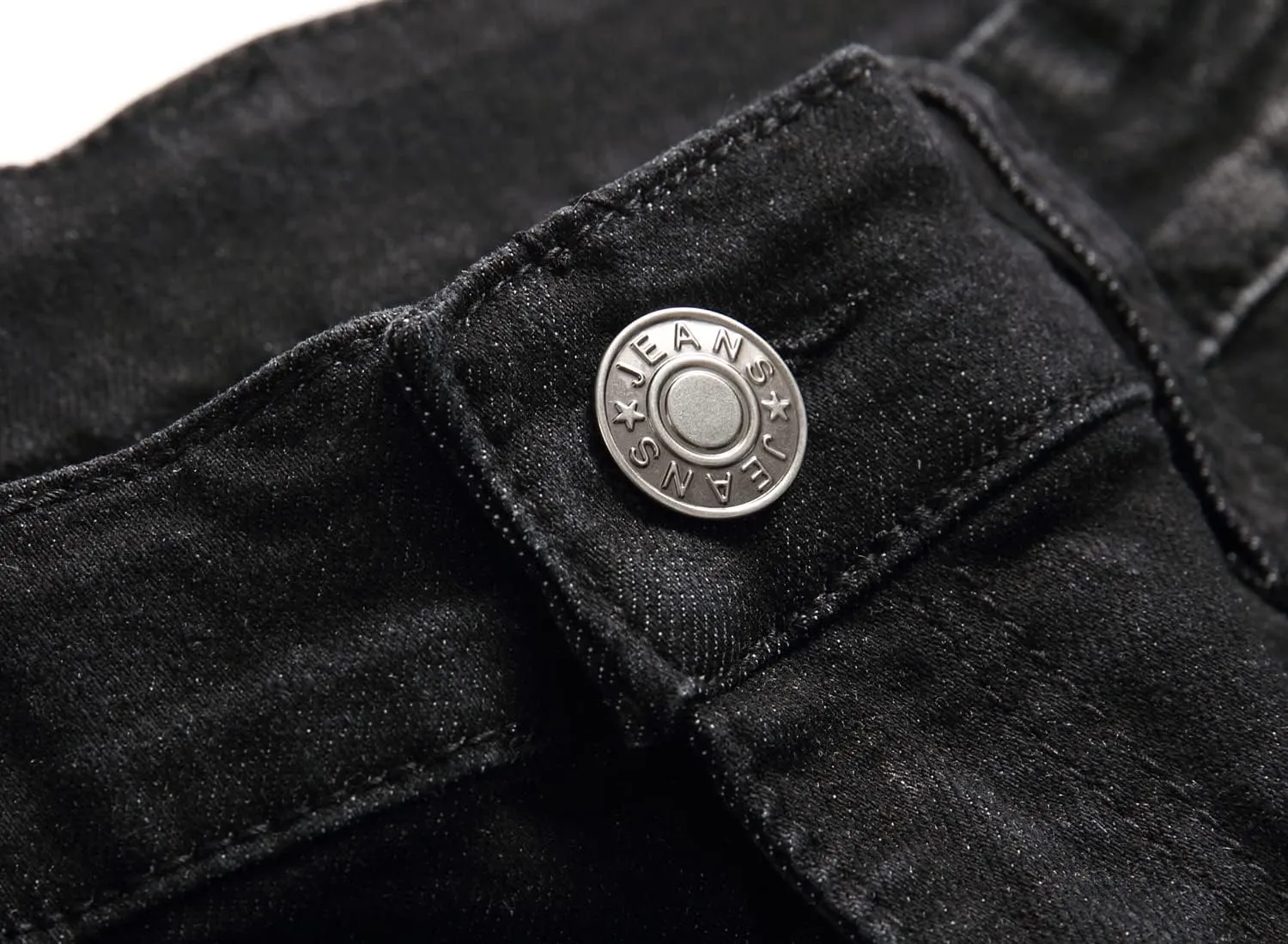 AITITIA Men's Regular Fit Biker Jeans