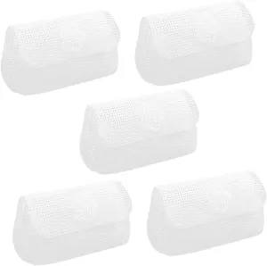 AKOOSY Versatile 5pcs Plastic Mesh Canvas Sheets for Crafting Sewing Embroidery Projects