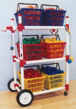 All Terrain Basket Caddy – Aquatic Storage Cart | Easy Assembly | 39" L x 24" W x 56" H