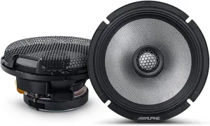 Alpine R2-S65 6.5" R-Series High-Resolution Coaxial Speakers, Pair