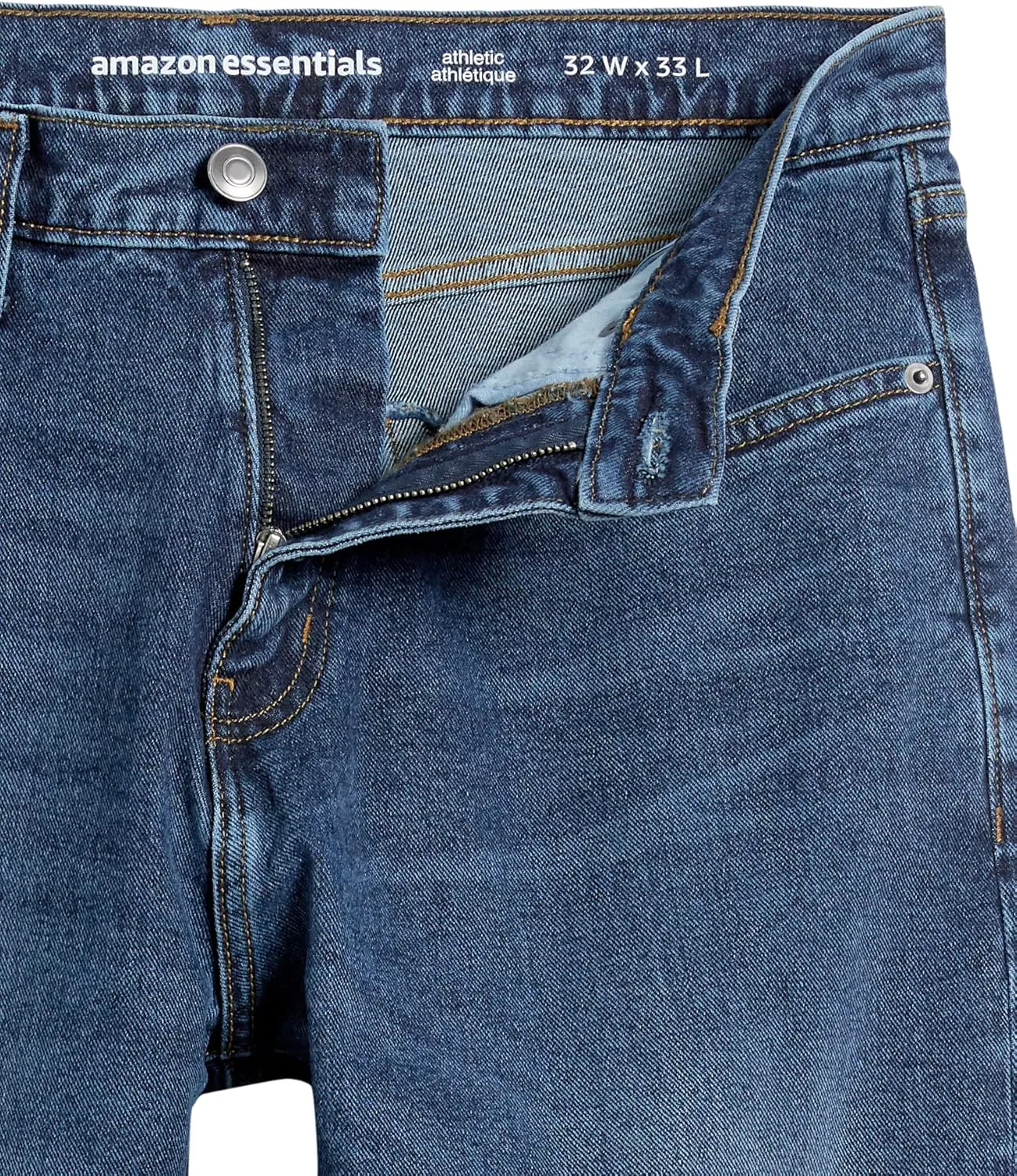 Amazon Essentials Men's Athletic-Fit Stretch Jeans