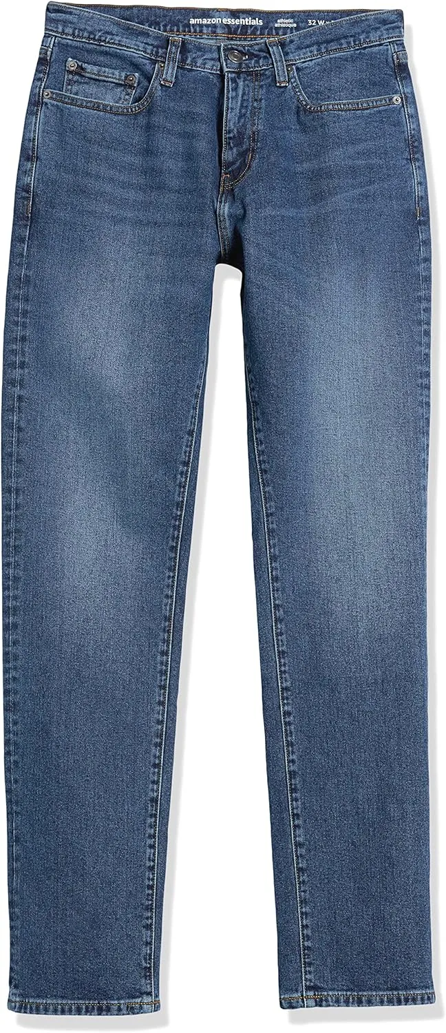 Amazon Essentials Men's Athletic-Fit Stretch Jeans