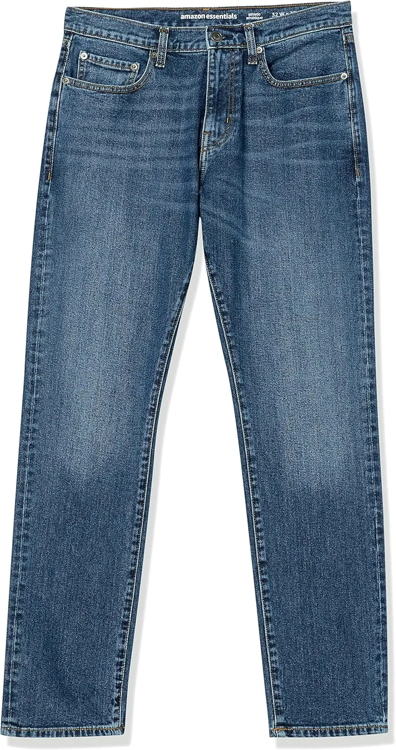 Amazon Essentials Men's Athletic-Fit Stretch Jeans