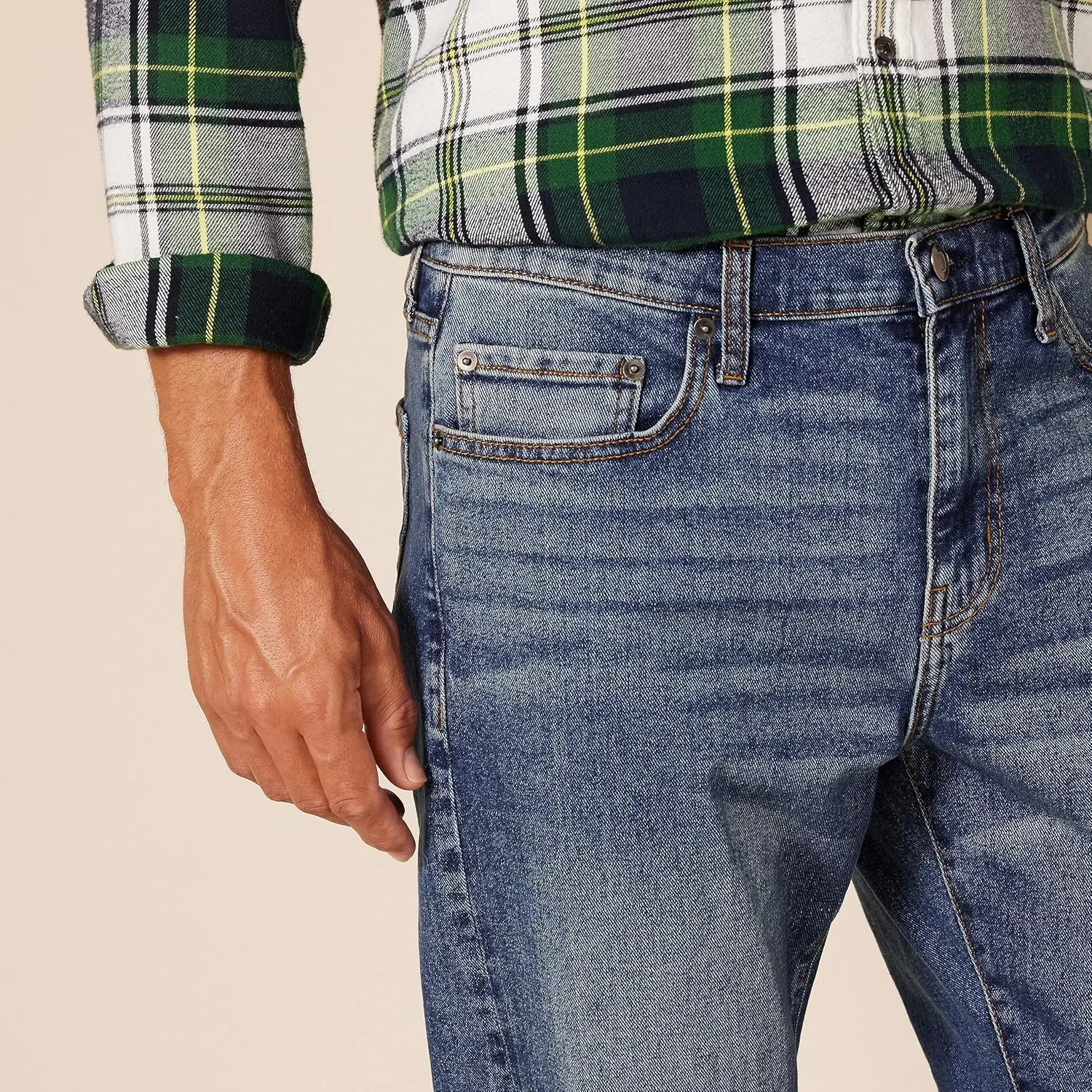 Amazon Essentials Men's Straight-Fit Stretch Jean