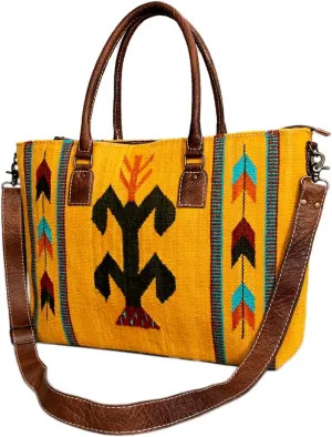American Darling Tote Saddle Blanket Genuine Leather Women Bag Western Handbag Purse