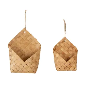 ANGELA NATURAL WALL BASKETS, SET OF 2 (MIN 2)