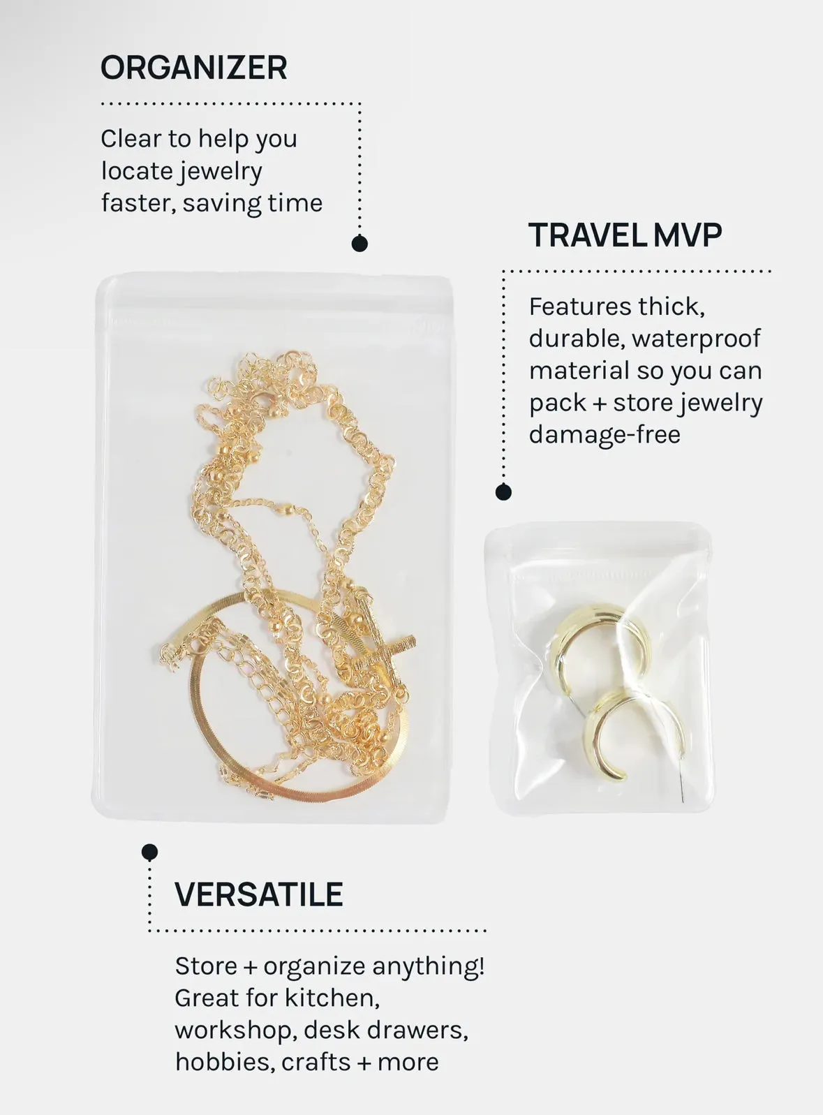 Anti-Tarnish Jewelry Bags