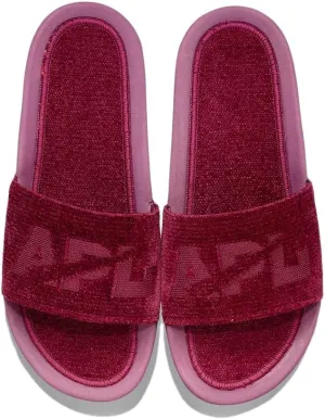 APL: Athletic Propulsion Labs Men's Techloom Velvet Slide (BURGUNDY, us_footwear_size_system, adult, men, numeric, medium, numeric_12)