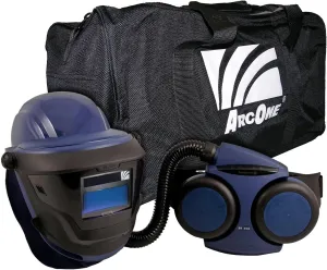 ArcOne 5500V-H06-8421 HH/Welding Helmet Kit with SR 500 PAPR, 5500V Filter and Duffle Bag