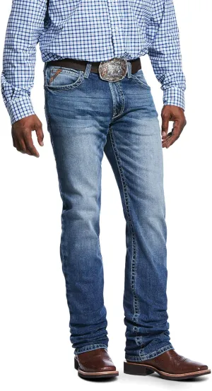 ARIAT Men's M4 Low Rise Stretch Shoreway Stackable Straight Leg Jean