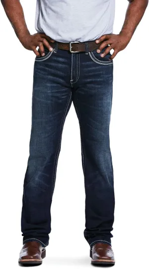 ARIAT Men's M5 Slim Stretch Coltrane Stackable Straight Leg Jean