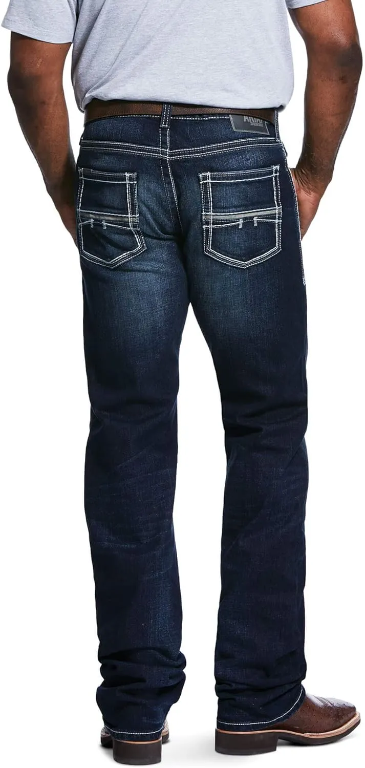 ARIAT Men's M5 Slim Stretch Coltrane Stackable Straight Leg Jean