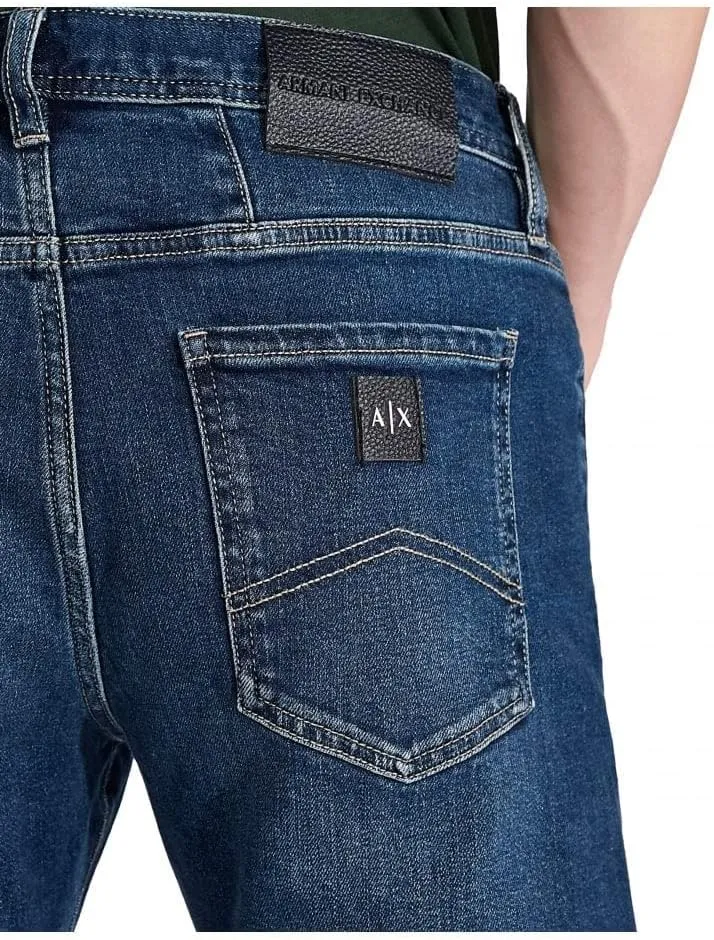 Armani Exchange Men's A|x 5 Pocket Slim Denim