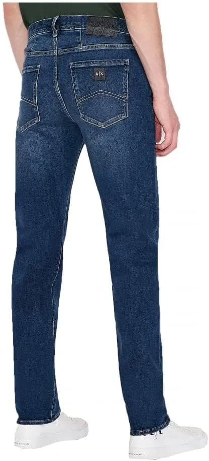 Armani Exchange Men's A|x 5 Pocket Slim Denim