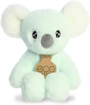 Aurora® Eco-Friendly Eco Nation™ Spearmint Koala Stuffed Animal - Environmental Consciousness - Recycled Materials - Green 8 Inches