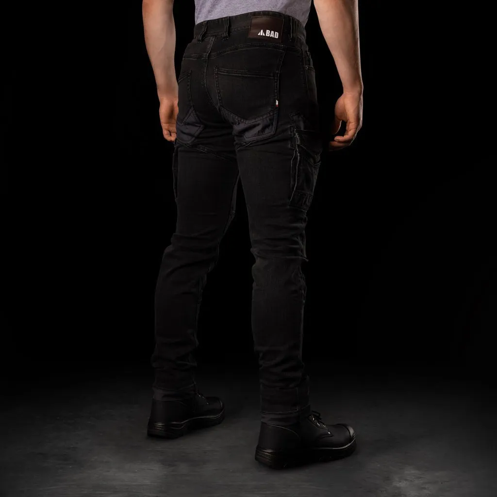 BAD ATTITUDE™ SLIM FIT DENIM WORK JEANS