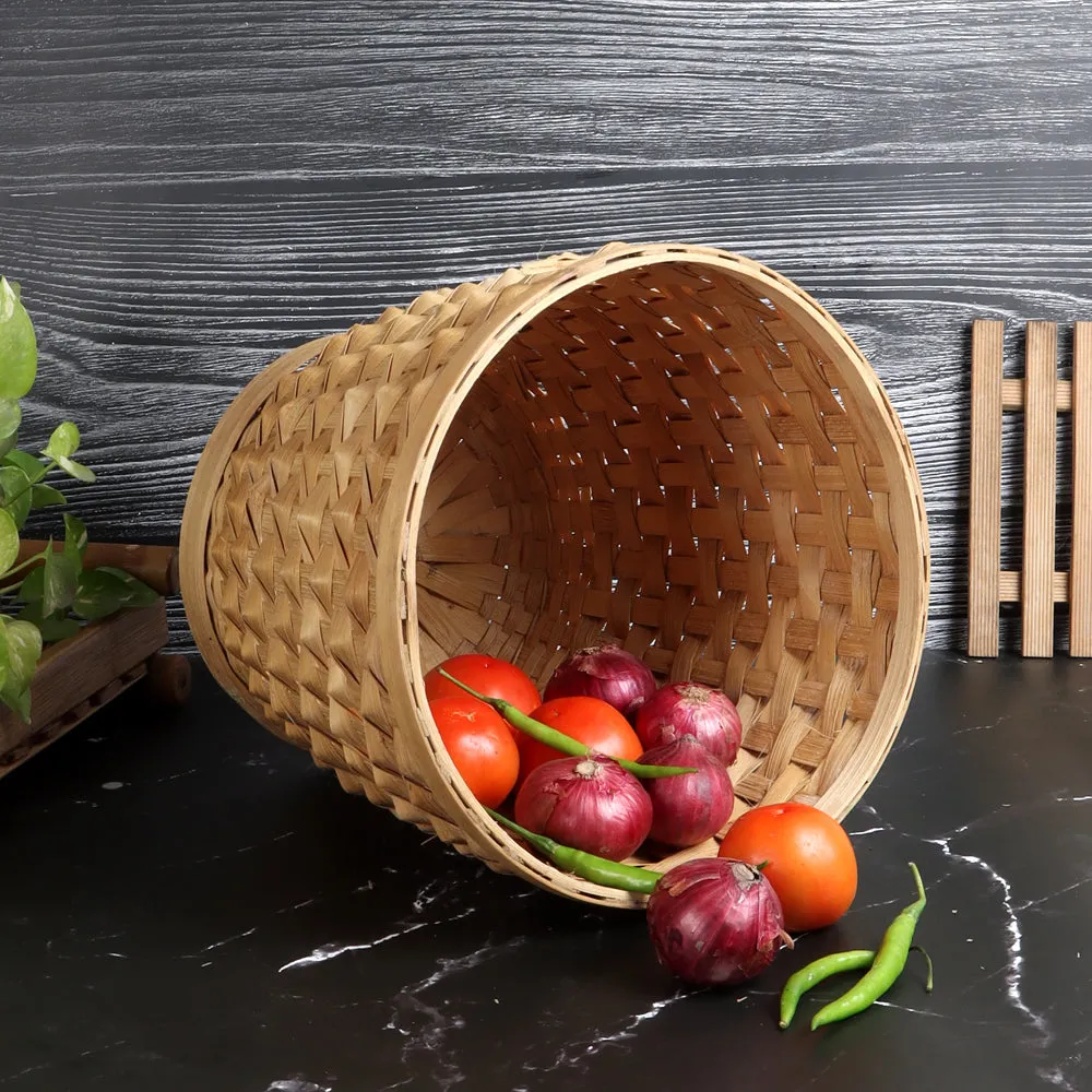 BAMBOO MULTIPURPOSE BASKET SET OF 4