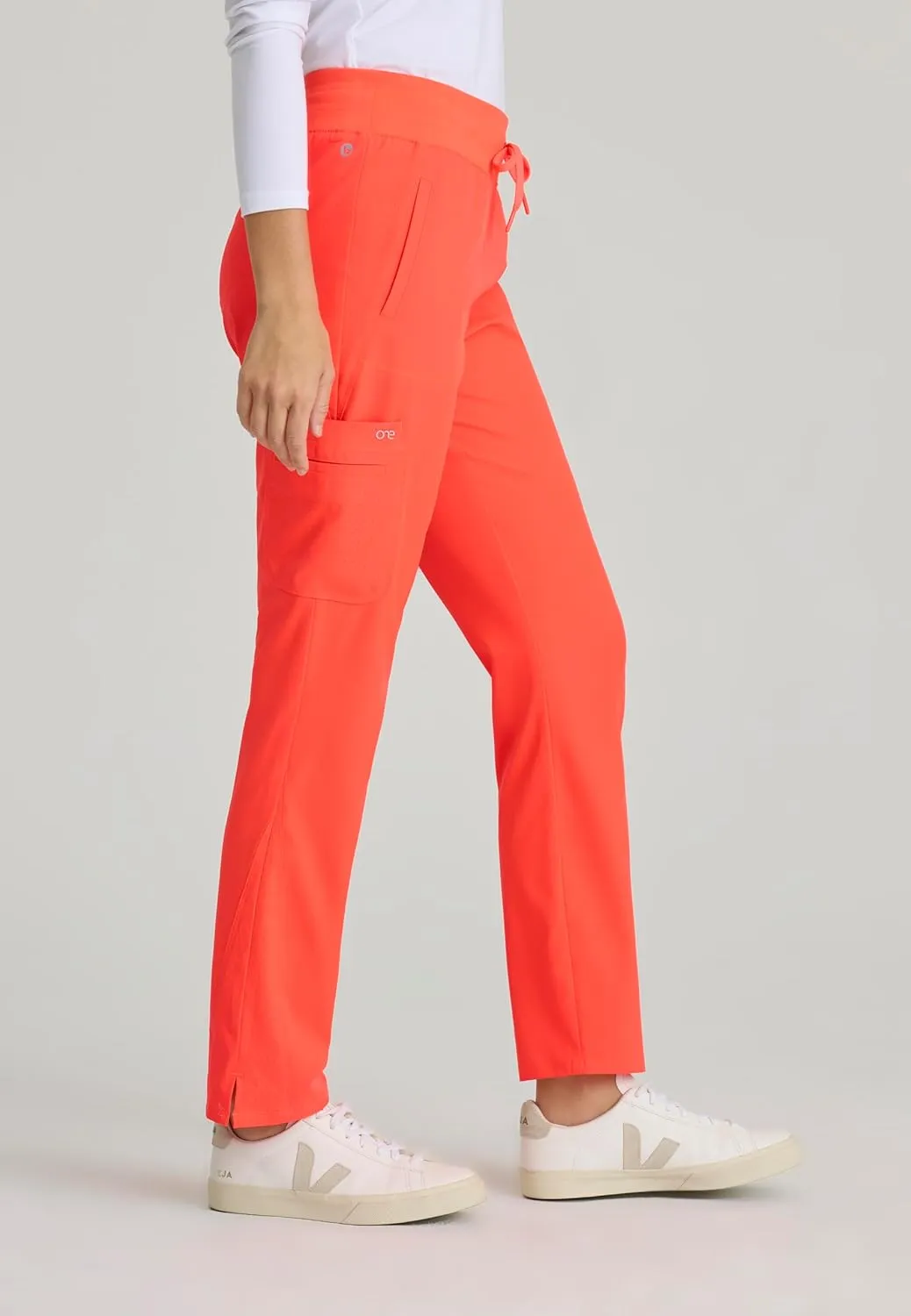 BARCO One Uplift Scrub Pant for Women - Knit Waistband Medical Pant, Eco-Friendly Fabric, 4-Way Stretch Women's Scrub Pant