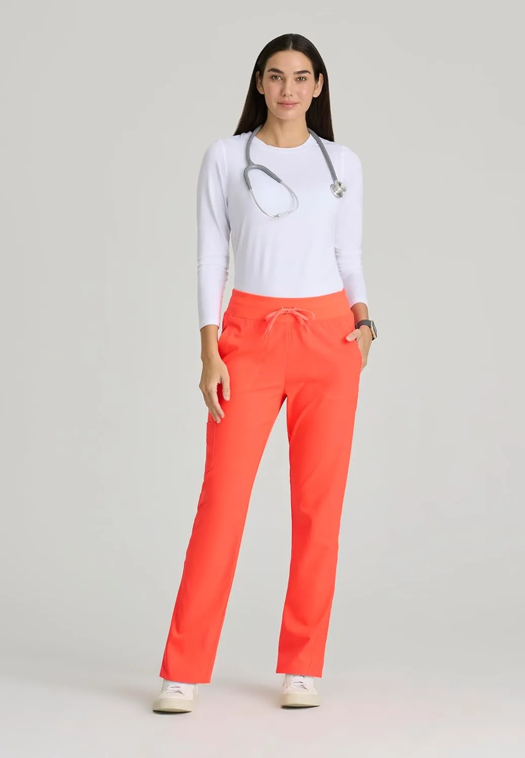 BARCO One Uplift Scrub Pant for Women - Knit Waistband Medical Pant, Eco-Friendly Fabric, 4-Way Stretch Women's Scrub Pant