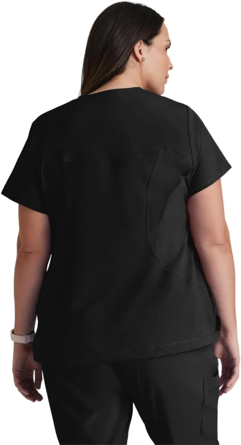 BARCO One Uplift Scrub Top - Women's Medical Top, Eco-friendly, 4-Way Stretch